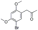 (5-BROMO-2,4-DIMETHOXYPHENYL)ACETONE 结构式