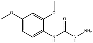 N-(2,4-DIMETHOXYPHENYL)-1-HYDRAZINECARBOXAMIDE 结构式