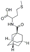 2-[(1-ADAMANTYLCARBONYL)AMINO]-4-(METHYLTHIO)BUTANOIC ACID 结构式