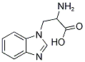 2-AMINO-3-BENZOIMIDAZOL-1-YL-PROPIONIC ACID 结构式