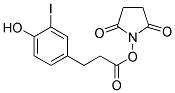 N-SUCCINIMIDYL 3-(4-HYDROXY-3-IODOPHENYL)PROPIONATE 结构式