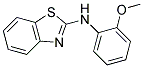 BENZOTHIAZOL-2-YL-(2-METHOXY-PHENYL)-AMINE 结构式