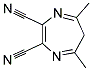 5,7-DIMETHYL-6H-1,4-DIAZEPINE-2,3-DICARBONITRILE 结构式