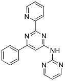 N-(6-PHENYL-2-PYRIDIN-2-YLPYRIMIDIN-4-YL)PYRIMIDIN-2-AMINE 结构式