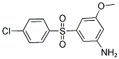 3-(4-CHLORO-BENZENESULFONYL)-5-METHOXY-PHENYLAMINE 结构式
