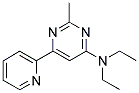 N,N-DIETHYL-2-METHYL-6-PYRIDIN-2-YLPYRIMIDIN-4-AMINE 结构式