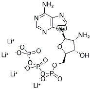 2'-AMINO-2'-DEOXYADENOSINE-5'-TRIPHOSPHATE LITHIUM SALT 结构式