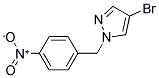 4-溴-1-(4-硝基苄基)-1H-吡唑 结构式