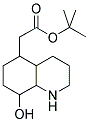 (8-HYDROXY-DECAHYDRO-QUINOLIN-5-YL)-ACETIC ACID TERT-BUTYL ESTER 结构式