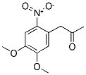 (3,4-DIMETHOXY-6-NITROPHENYL)ACETONE 结构式