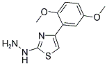 [4-(2,5-DIMETHOXY-PHENYL)-THIAZOL-2-YL]-HYDRAZINE 结构式
