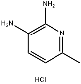 6-甲基-2,3-吡啶二胺盐酸盐 结构式