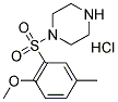 1-(2-METHOXY-5-METHYL-BENZENESULFONYL)-PIPERAZINEHYDROCHLORIDE 结构式