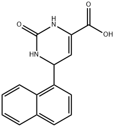6-(1-萘基)-2-羰基-1,2,3,6-四氢-4-嘧啶羧酸 结构式