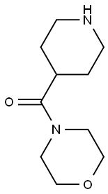 MORPHOLIN-4-YL-PIPERIDIN-4-YL-METHANONE 结构式