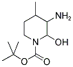 3-AMINO-2-HYDROXY-4-METHYL-PIPERIDINE-1-CARBOXYLIC ACID TERT-BUTYL ESTER 结构式