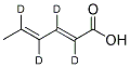 TRANS,TRANS-MUCONIC ACID-D4 结构式