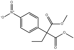 DIMETHYL 2-ETHYL-2-(4-NITROPHENYL)MALONATE 结构式