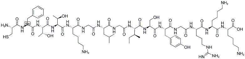 CFTTKGLGISYGRKK 结构式