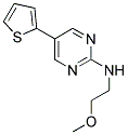 N-(2-METHOXYETHYL)-5-THIEN-2-YLPYRIMIDIN-2-AMINE 结构式