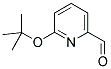 6-叔丁氧基吡啶-2-醛 结构式