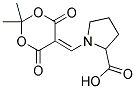 1-[(2,2-DIMETHYL-4,6-DIOXO-1,3-DIOXAN-5-YLIDENE)METHYL]PROLINE 结构式