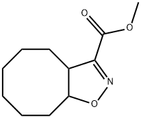3A,4,5,6,7,8,9,9A-OCTAHYDRO-CYCLOOCTA[D]ISOXAZOLE-3-CARBOXYLIC ACID METHYL ESTER 结构式