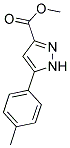 5-P-TOLYL-1 H-PYRAZOLE-3-CARBOXYLIC ACID METHYL ESTER 结构式