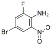 4-BROMO-2-FLUORO-6-NITROANILINE 结构式