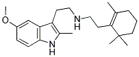 N-[2-(5-METHOXY-2-METHYL-1H-INDOL-3-YL)ETHYL]-N-[2-(2,6,6-TRIMETHYL-1-CYCLOHEXENYL)ETHYL]AMINE 结构式