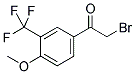 4-METHOXY-3-(TRIFLUOROMETHYL)PHENACYL BROMIDE 结构式