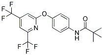 N-(TERT-BUTYLCARBONYL)-4-[2,4-BIS(TRIFLUOROMETHYL)PYRIDIN-6-YLOXY]ANILINE 结构式