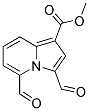 METHYL 3,5-DIFORMYL-1-INDOLIZINECARBOXYLATE 结构式