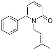 1-(3-METHYLBUT-2-ENYL)-6-PHENYLPYRIDIN-2(1H)-ONE 结构式