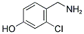 4-AMINOMETHYL-3-CHLORO-PHENOL 结构式