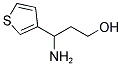 3-AMINO-3-(3-THIENYL)-1-PROPANOL 结构式