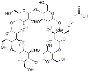 CARBOXYETHYL ALPHA-CYCLODEXTRIN 结构式