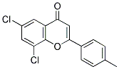 6,8-DICHLORO-4'-METHYLFLAVONE 结构式