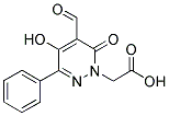 (5-FORMYL-4-HYDROXY-6-OXO-3-PHENYLPYRIDAZIN-1(6H)-YL)ACETIC ACID 结构式