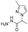 2-(3-甲基-1H-吡唑-1-基)丙酰肼 结构式