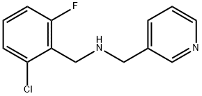 (2-CHLORO-6-FLUORO-BENZYL)-PYRIDIN-3-YLMETHYL-AMINE 结构式