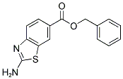 2-AMINO-BENZOTHIAZOLE-6-CARBOXYLIC ACID BENZYL ESTER 结构式