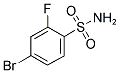 4-Bromo-2-fluorobenzenesulphonamide 结构式