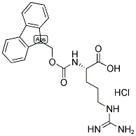 FMOC-L-精氨酸盐酸盐 结构式