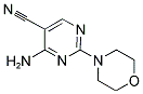 4-AMINO-2-MORPHOLINOPYRIMIDINE-5-CARBONITRILE 结构式