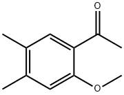 1-(2-甲氧基-4,5-二甲基苯基)乙酮 结构式