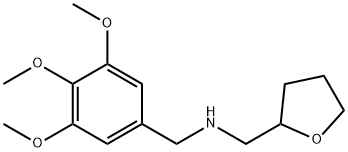 (TETRAHYDRO-FURAN-2-YLMETHYL)-(3,4,5-TRIMETHOXY-BENZYL)-AMINE 结构式