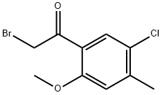 2-BROMO-1-(5-CHLORO-2-METHOXY-4-METHYLPHENYL)ETHANONE