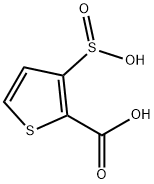 3-SULFINOTHIOPHENE-2-CARBOXYLIC ACID 结构式