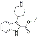 ETHYL 3-(4-PIPERIDINYL)-1H-INDOLE-2-CARBOXYLATE 结构式